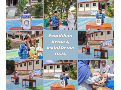 FOTO PEMILHAN KETUA DAN WAKIL KETUA OSIS 