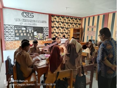 KBM dengan bapak Saiful Bahri,S.Pd